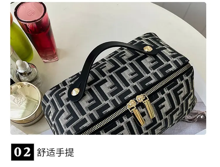 Fendi Logo Travel Storage Bag with Zipper Closure — feature 15