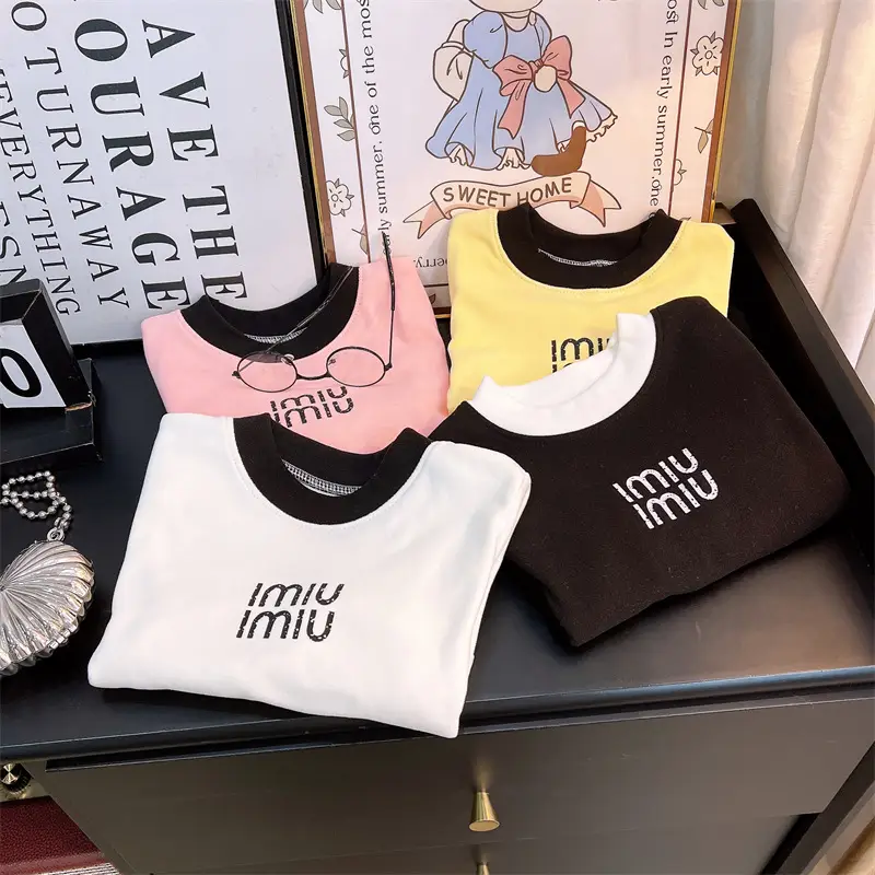 Girls Long Sleeve T-Shirt New Autumn Warm Base Layer - Image 6
