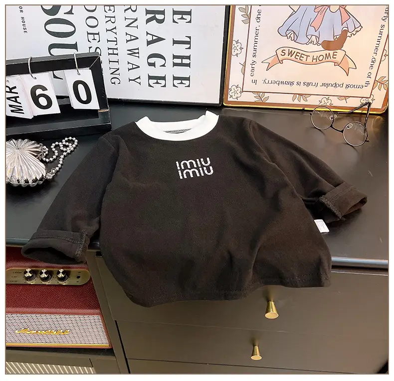 Girls Long Sleeve T-Shirt New Autumn Warm Base Layer — feature 10