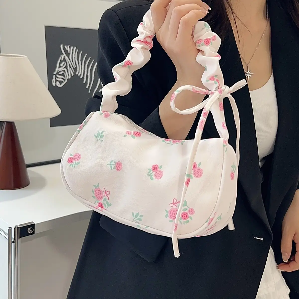 Gentle Floral Crossbody Bag 2025 New Style - Image 6