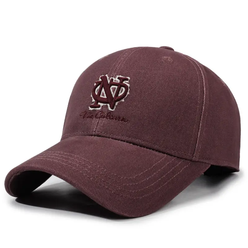 Maroon NCAA Embroidered Baseball Cap - Image 4