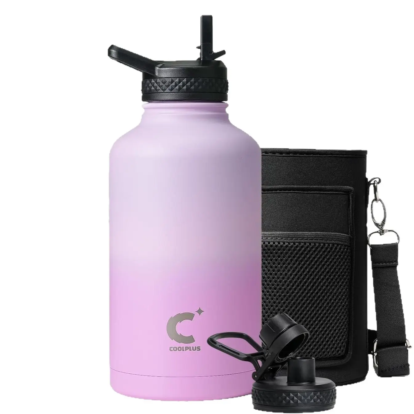 Large Capacity Stainless Steel Thermos Cup for Cycling & Outdoor Use