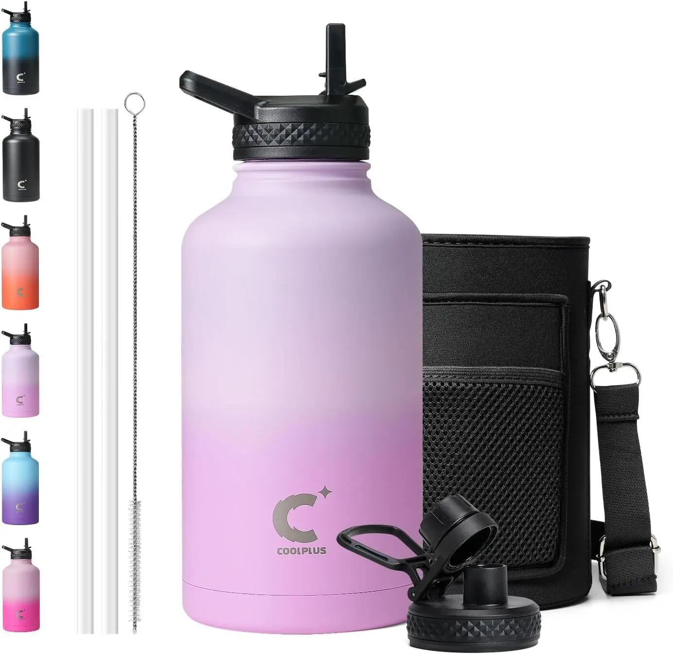 Large Capacity Stainless Steel Thermos Cup for Cycling & Outdoor Use — feature 1