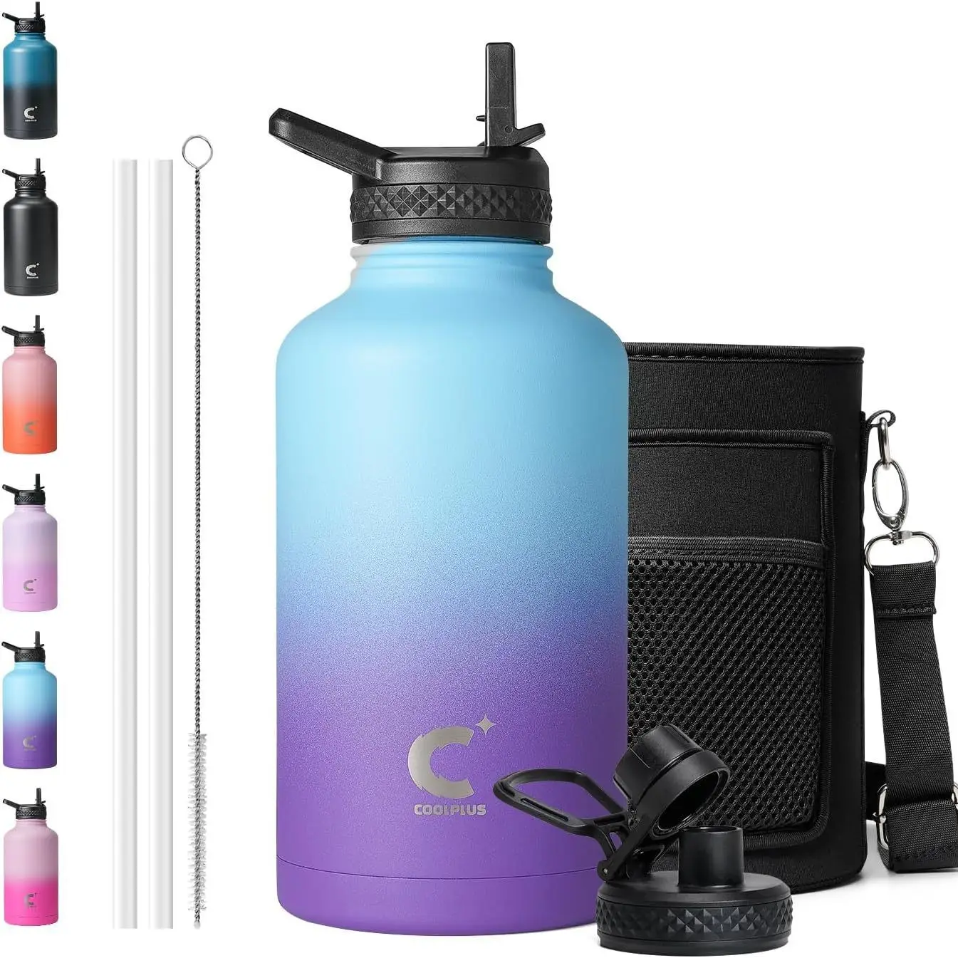 Large Capacity Stainless Steel Thermos Cup for Cycling & Outdoor Use