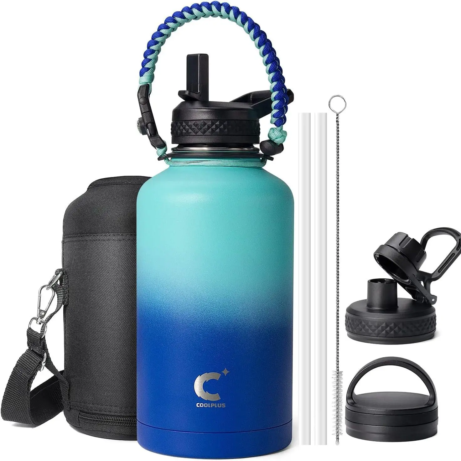 Large Capacity Stainless Steel Thermos Cup for Cycling & Outdoor Use