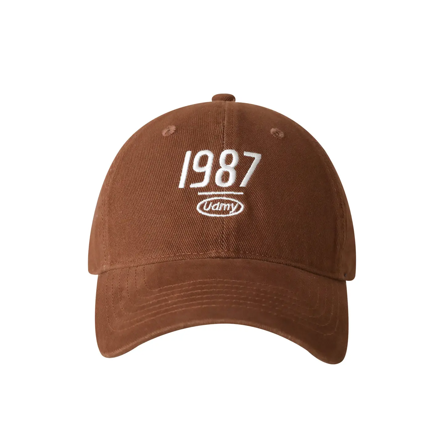 1987 Embroidered Baseball Cap Olive Green - Image 14