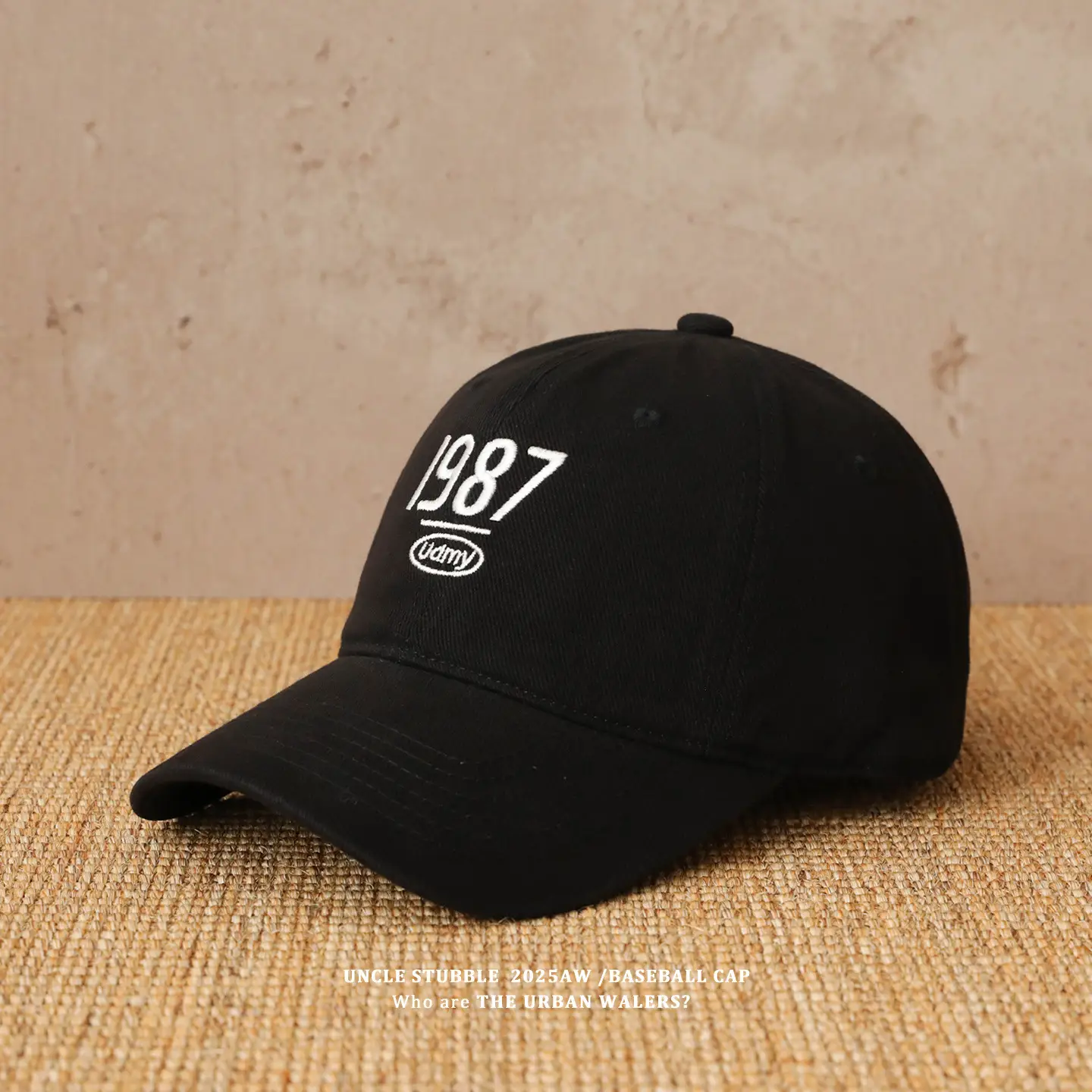1987 Embroidered Baseball Cap Olive Green — feature 16