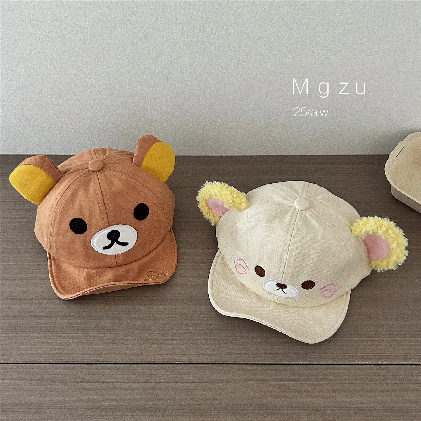 Cute Bear & Rabbit Baby Hats Cotton Winter Sunshade - Image 7