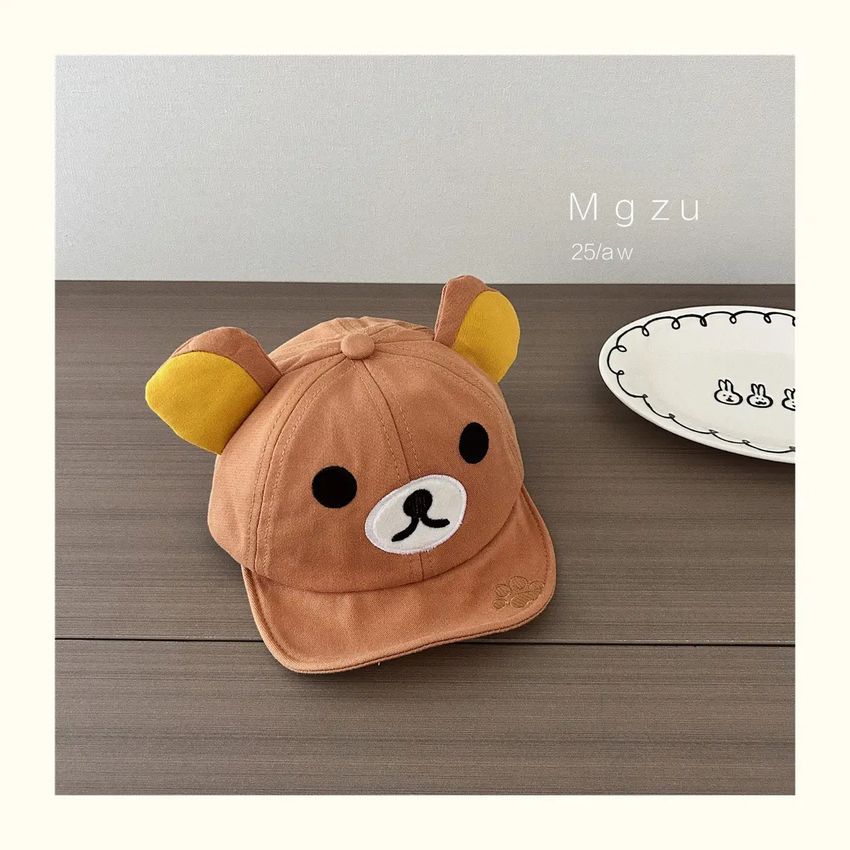 Cute Bear & Rabbit Baby Hats Cotton Winter Sunshade — feature 12