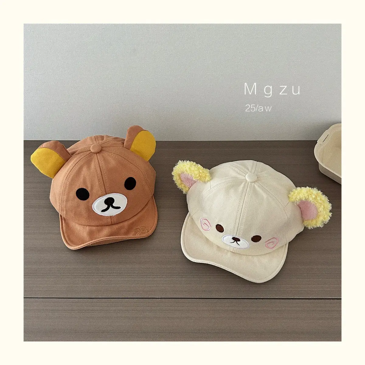 Cute Bear & Rabbit Baby Hats Cotton Winter Sunshade — feature 5