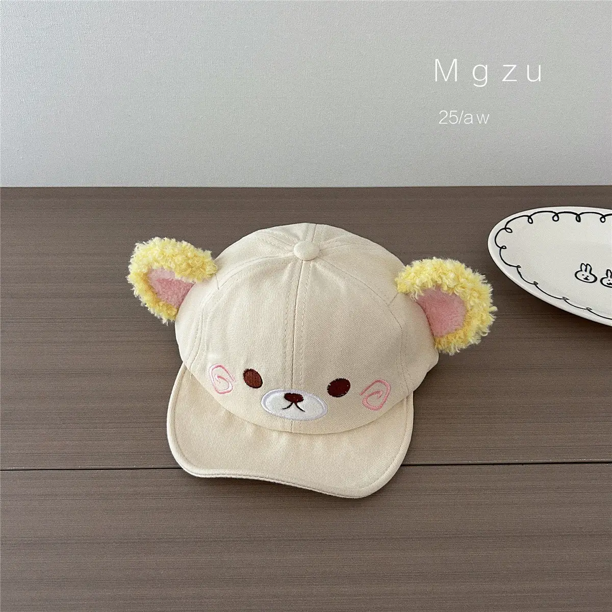 Cute Bear & Rabbit Baby Hats Cotton Winter Sunshade - Image 2