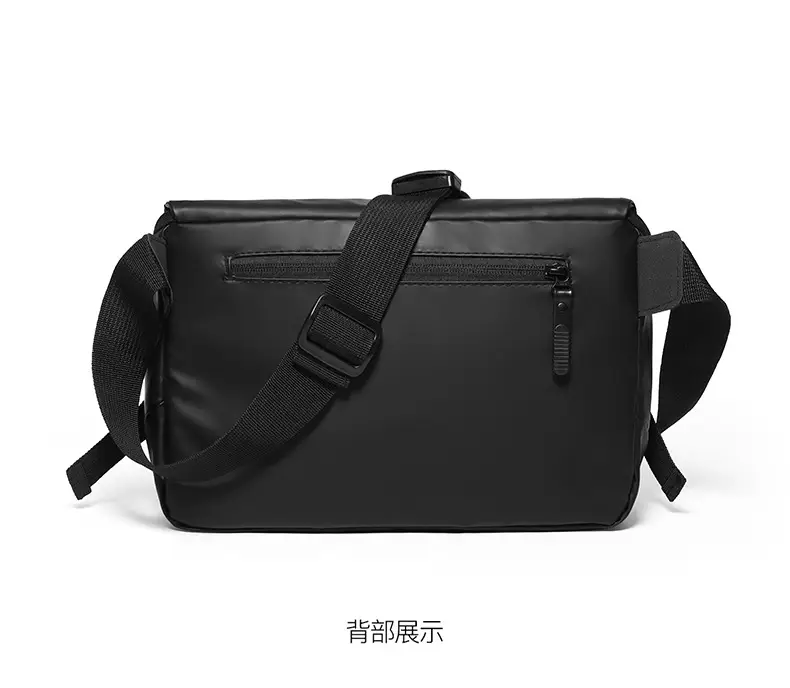 Men's Black Crossbody Shoulder Bag Large Capacity Commuter Casual Messenger — feature 21