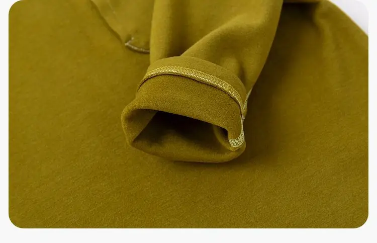 Dudujia Kids T-Shirt Cream Half Turtleneck Baby Winter Top — feature 26