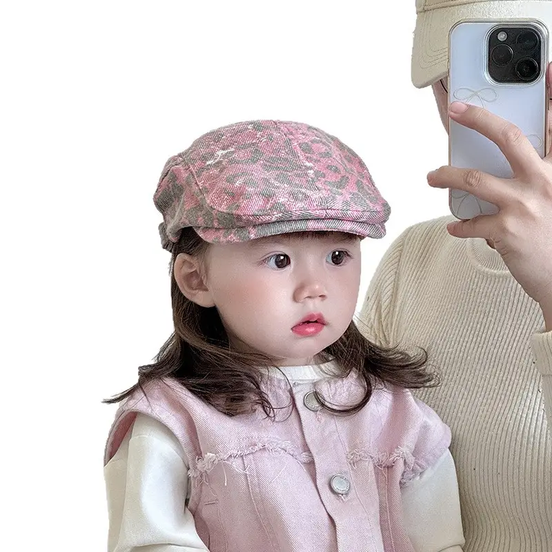 Leopard Print Forward Cap for Girls Spring Autumn - Image 11