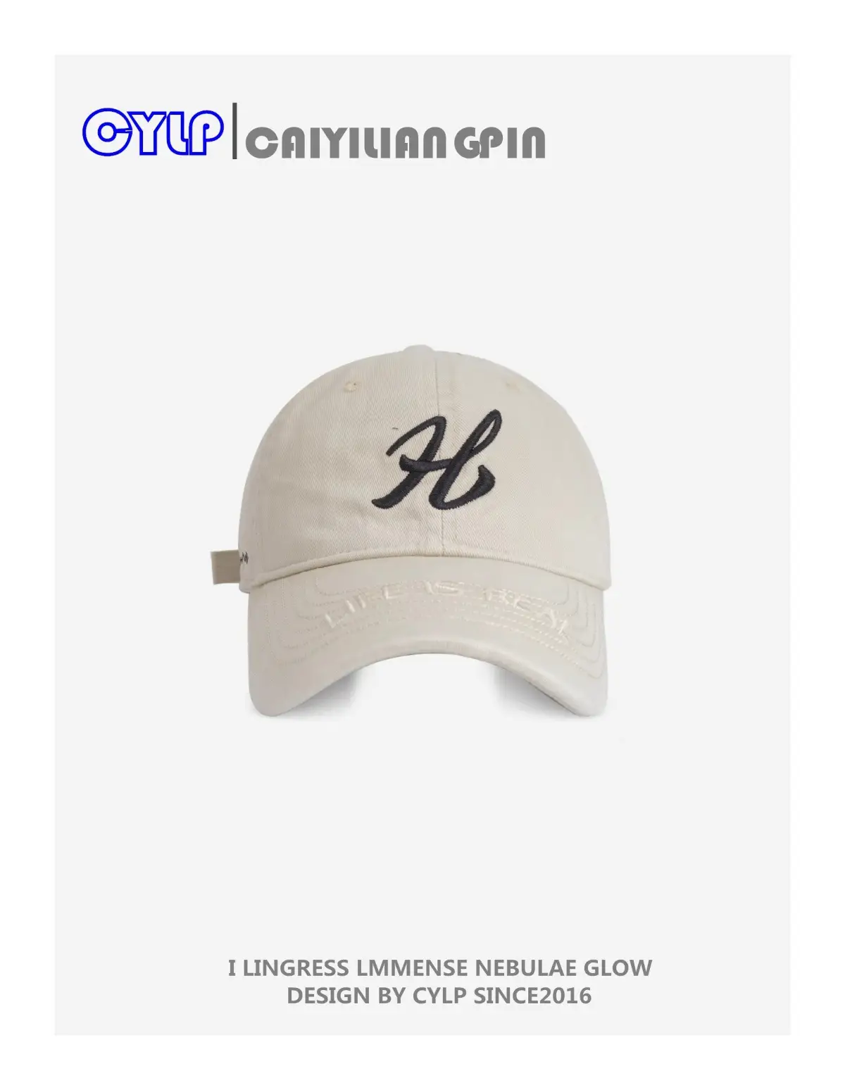 Korean Style H Embroidered Baseball Cap for Women Men — feature 11