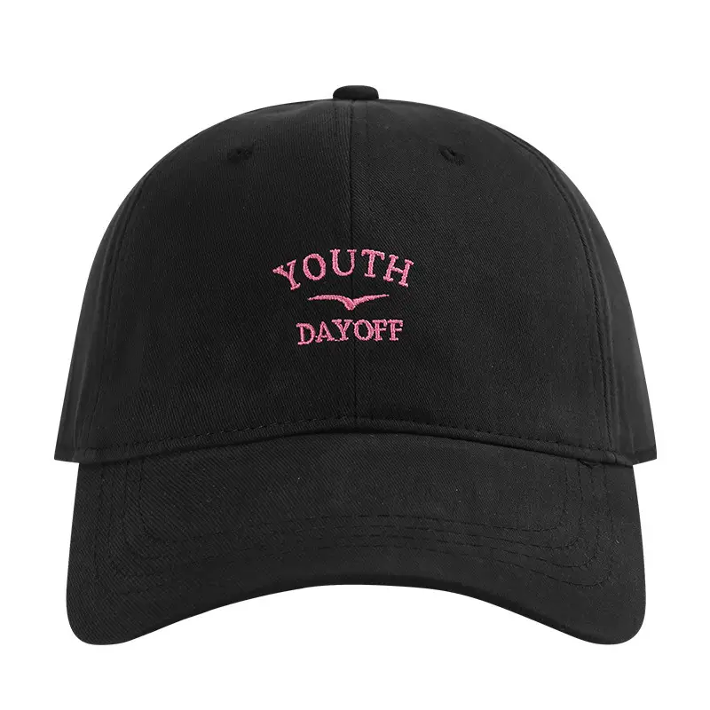 Women Letter Embroidered Baseball Cap with Large Head Circumference - Image 12