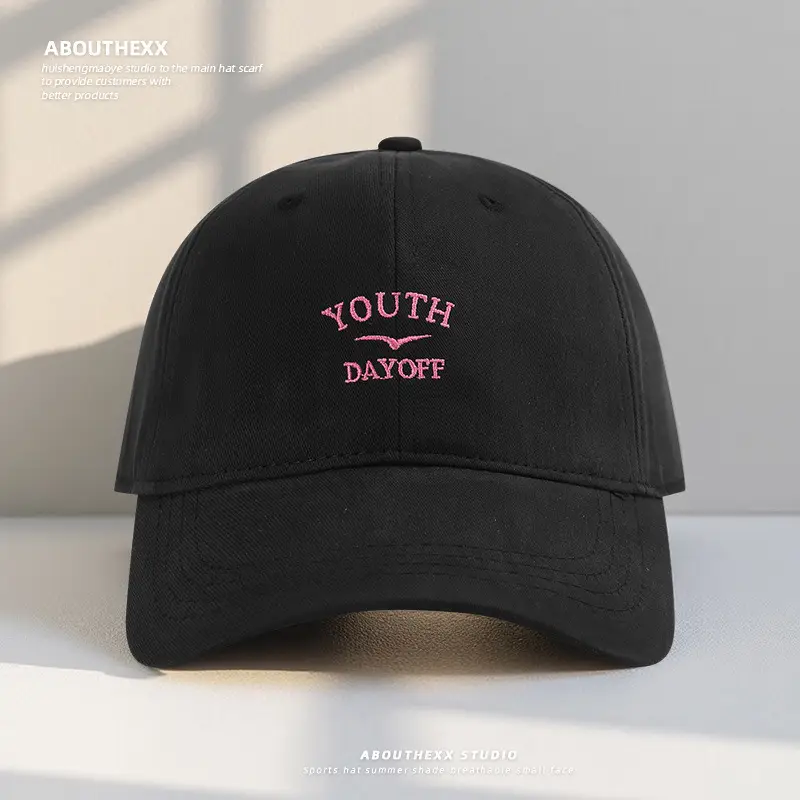 Women Letter Embroidered Baseball Cap with Large Head Circumference — feature 10