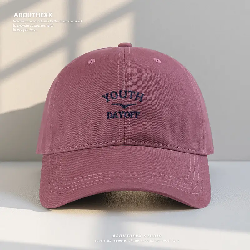 Women Letter Embroidered Baseball Cap with Large Head Circumference — feature 8