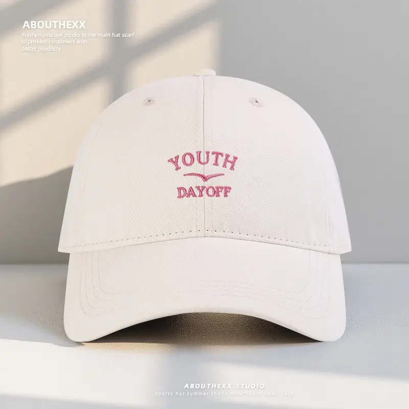 Women Letter Embroidered Baseball Cap with Large Head Circumference — feature 9