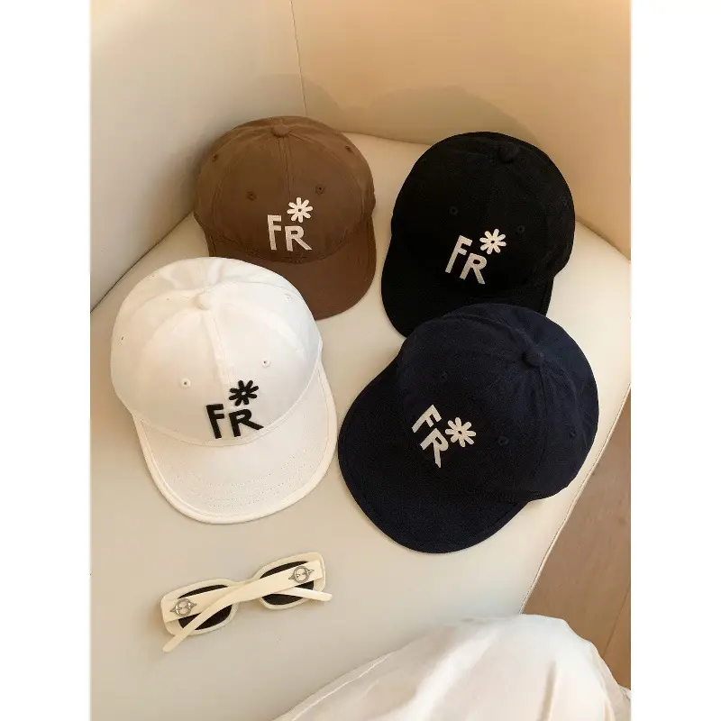 Black Letter Embroidered Baseball Cap for Women 2025 - Image 9