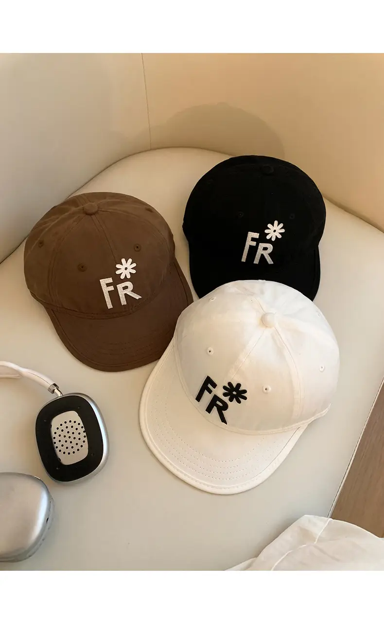 Black Letter Embroidered Baseball Cap for Women 2025 — feature 13