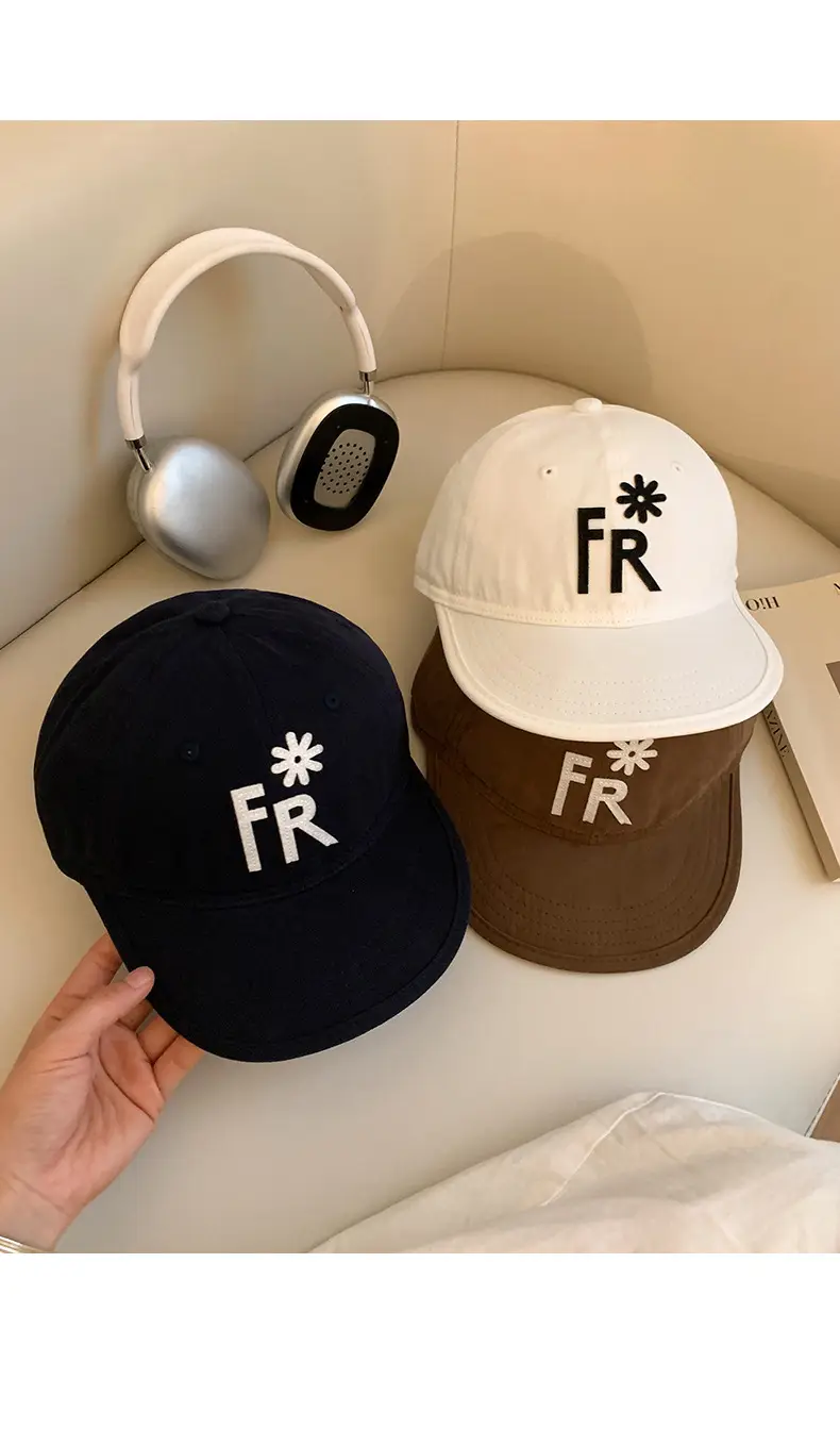 Black Letter Embroidered Baseball Cap for Women 2025 — feature 15