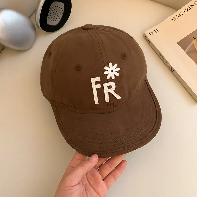 Black Letter Embroidered Baseball Cap for Women 2025 - Image 3