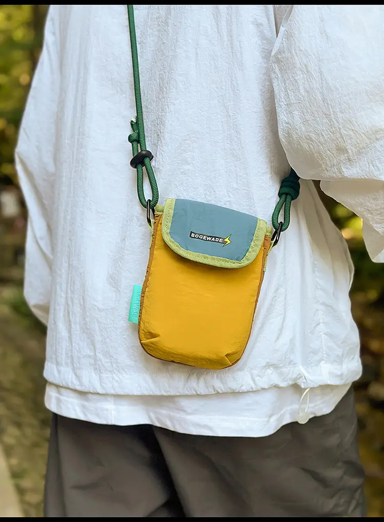 Cross-Border Nylon Phone Bag Women Orange Purple — feature 23