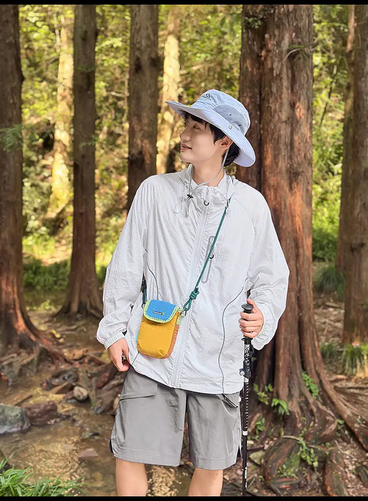 Cross-Border Nylon Phone Bag Women Orange Purple — feature 24