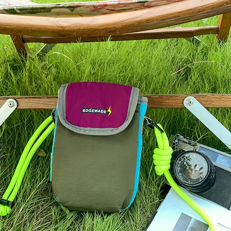 Cross-Border Nylon Phone Bag Women Orange Purple