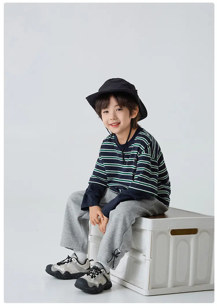 Haima Boys Striped Long Sleeve T-Shirt Spring Top — feature 12