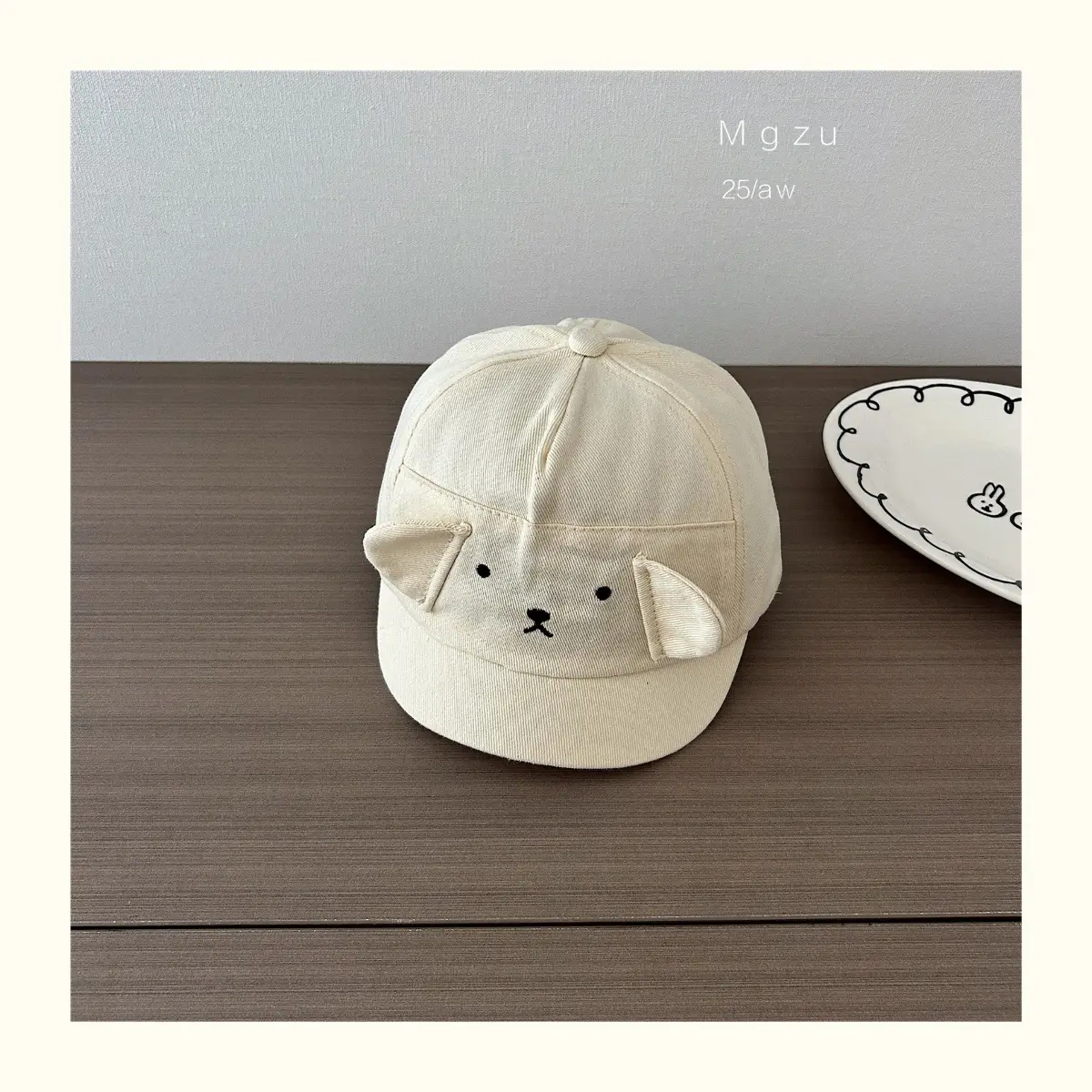 Cute Bear Face Cotton Baby Caps for Spring & Autumn — feature 10