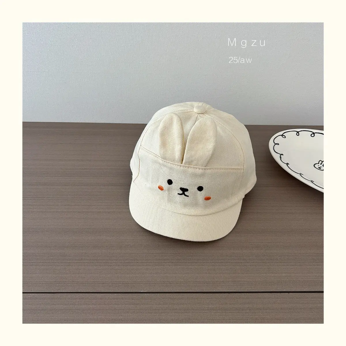 Cute Bear Face Cotton Baby Caps for Spring & Autumn — feature 11