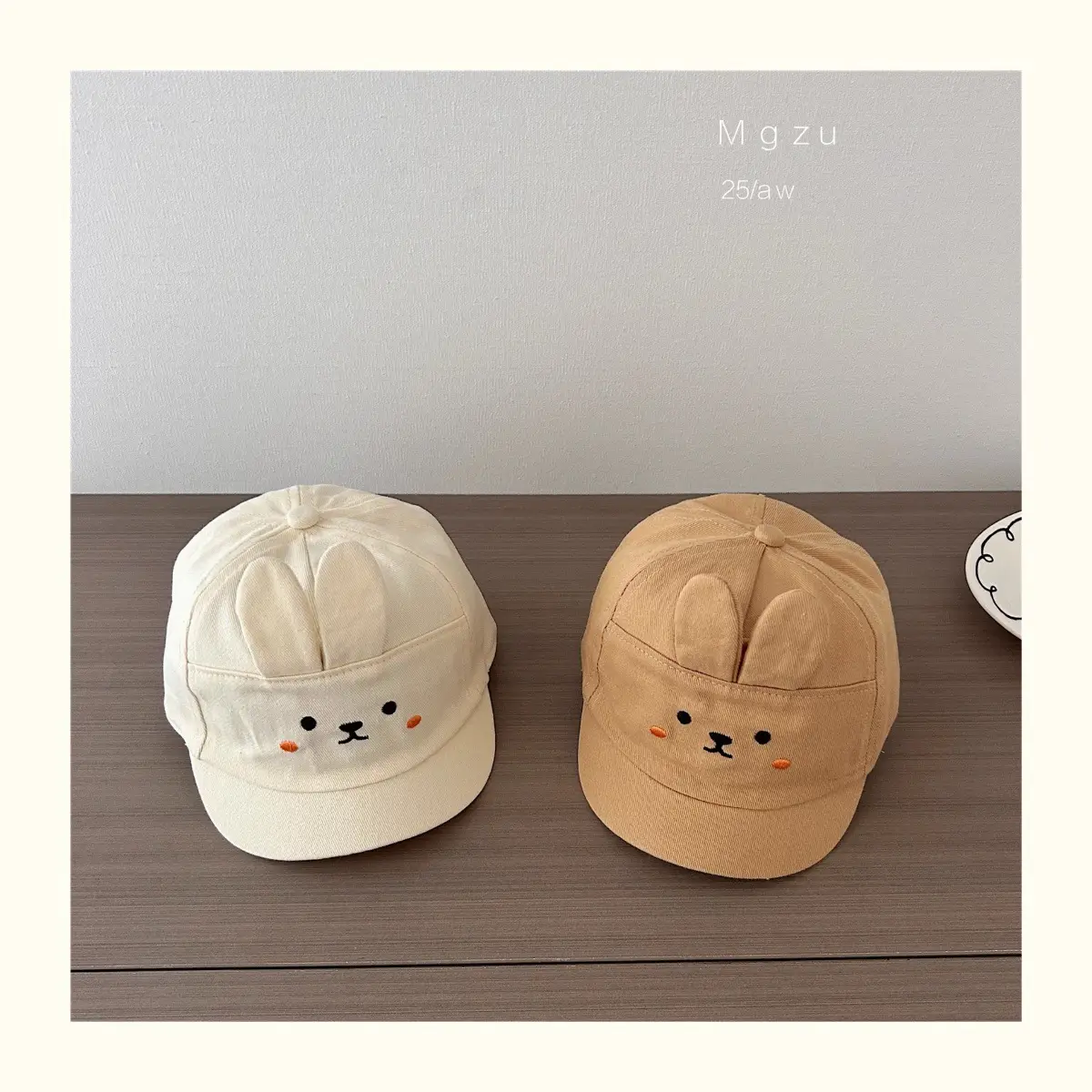 Cute Bear Face Cotton Baby Caps for Spring & Autumn — feature 4