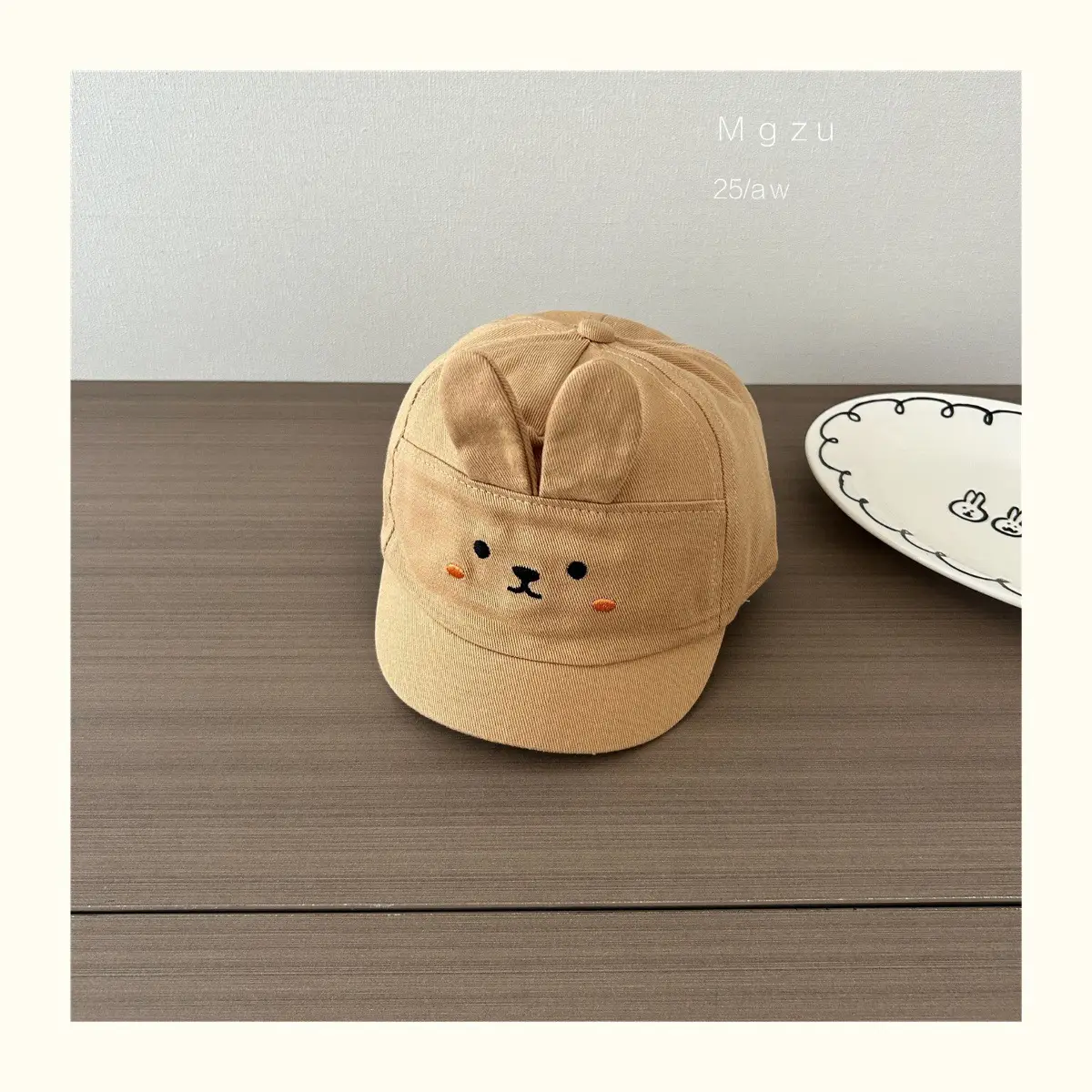 Cute Bear Face Cotton Baby Caps for Spring & Autumn — feature 8