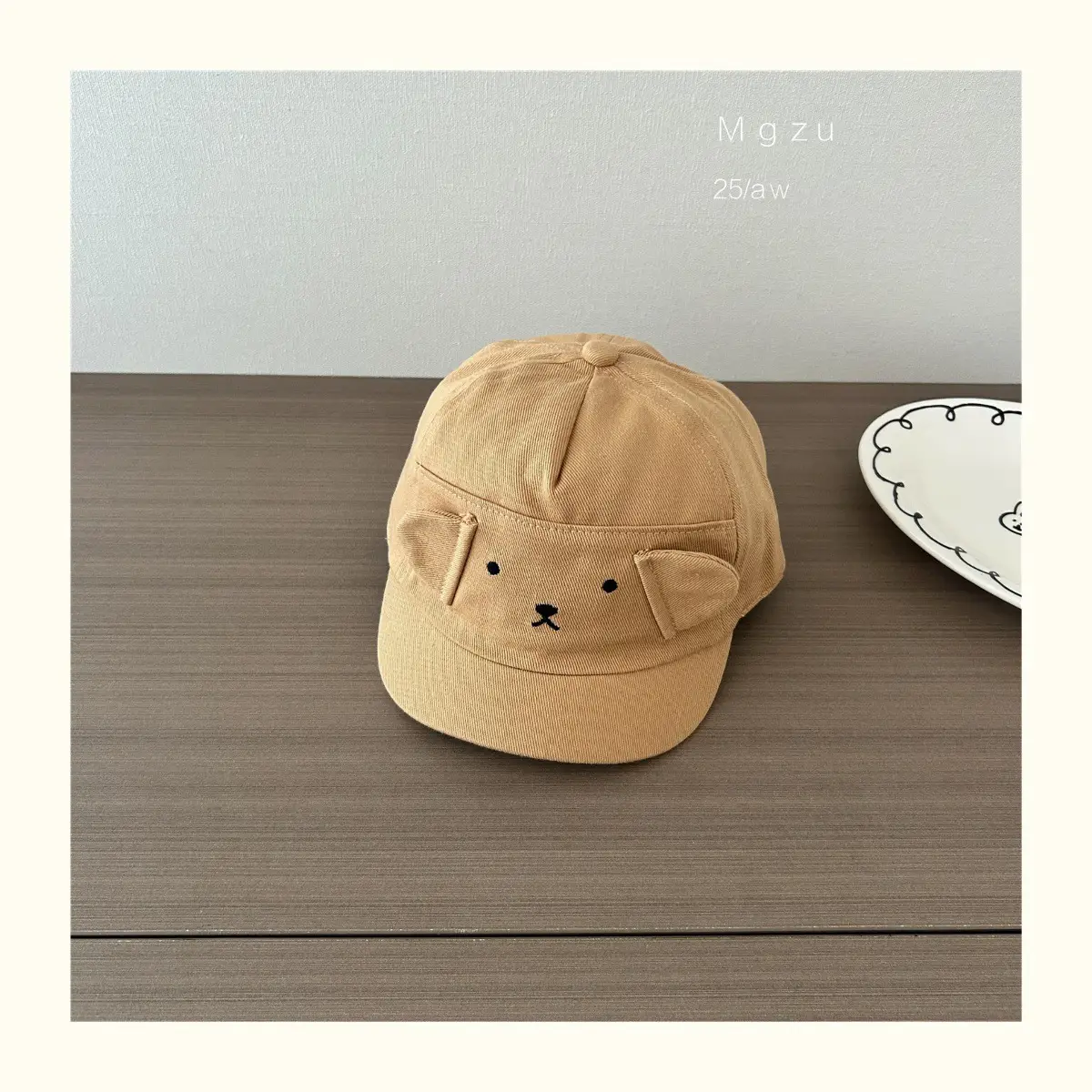 Cute Bear Face Cotton Baby Caps for Spring & Autumn — feature 9