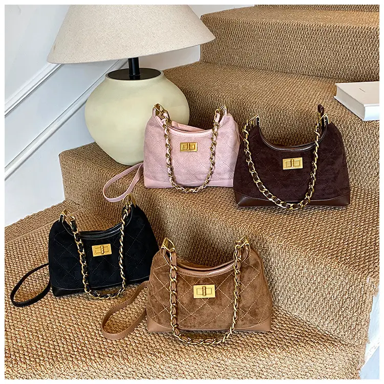 Maillard Crossbody Bag with Hello Kitty Chain Strap Brown — feature 8