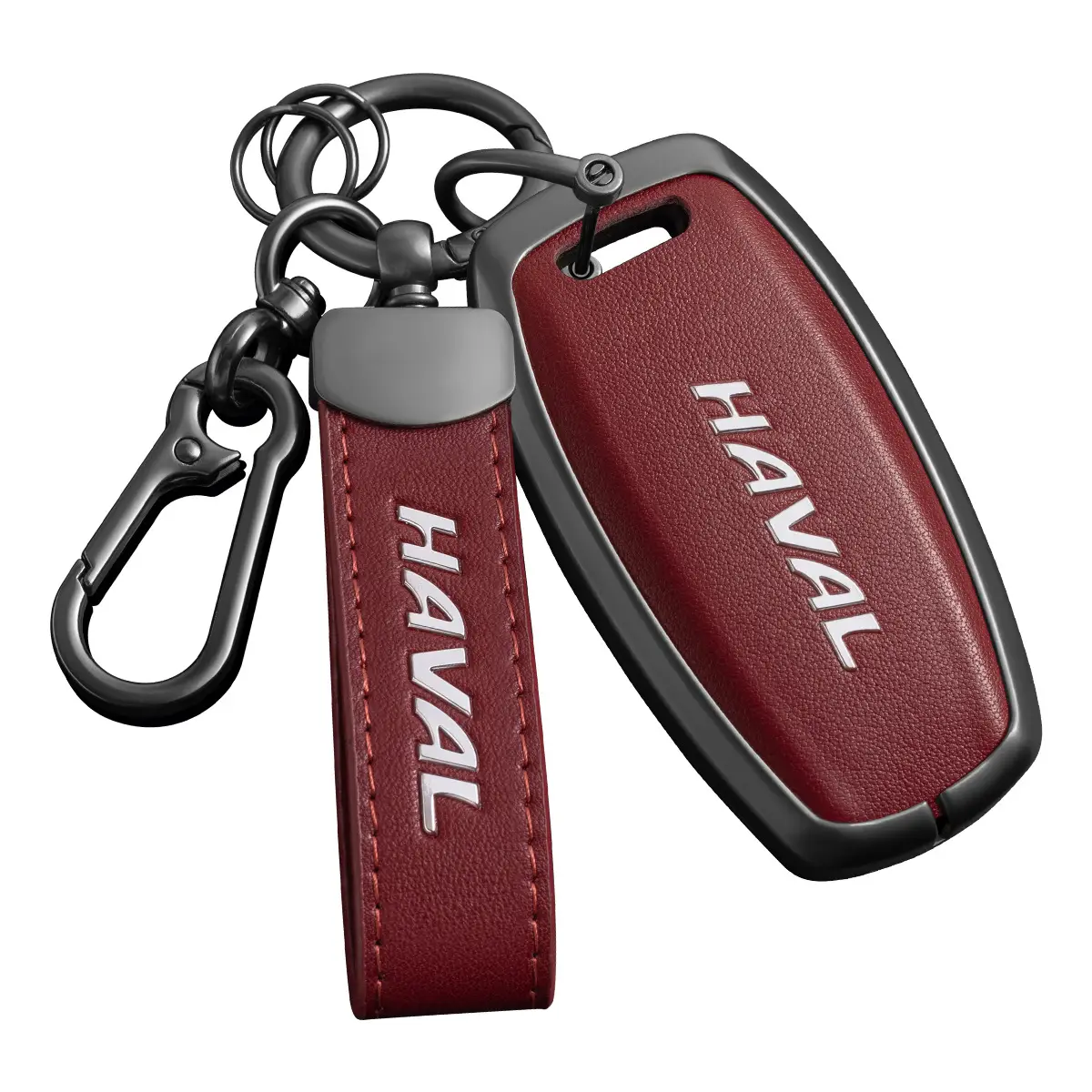 Great Wall Haval Key Cover Black Leather 2024 - Image 22