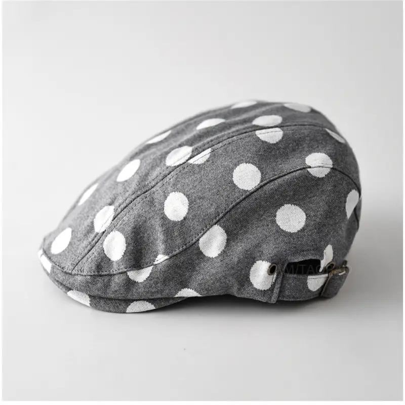 Korean Style Polka Dot Forward Cap Unisex Sunshade - Image 8