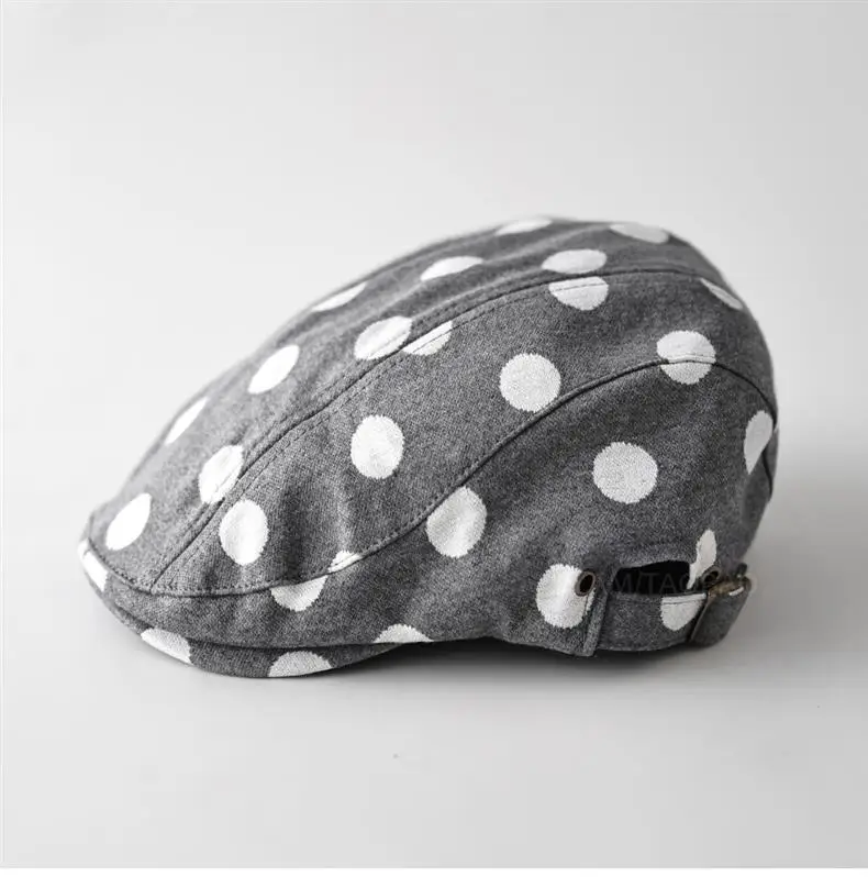 Korean Style Polka Dot Forward Cap Unisex Sunshade — feature 11