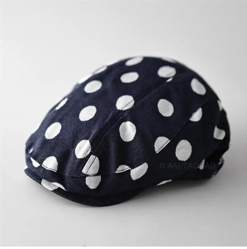 Korean Style Polka Dot Forward Cap Unisex Sunshade — feature 6