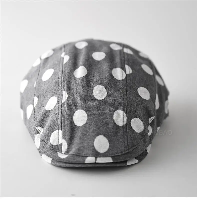 Korean Style Polka Dot Forward Cap Unisex Sunshade — feature 7
