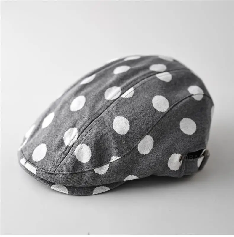 Korean Style Polka Dot Forward Cap Unisex Sunshade — feature 8