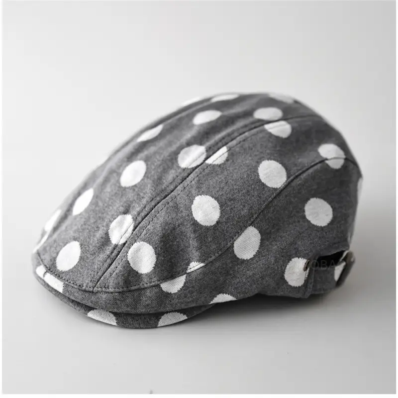 Korean Style Polka Dot Forward Cap Unisex Sunshade - Image 3