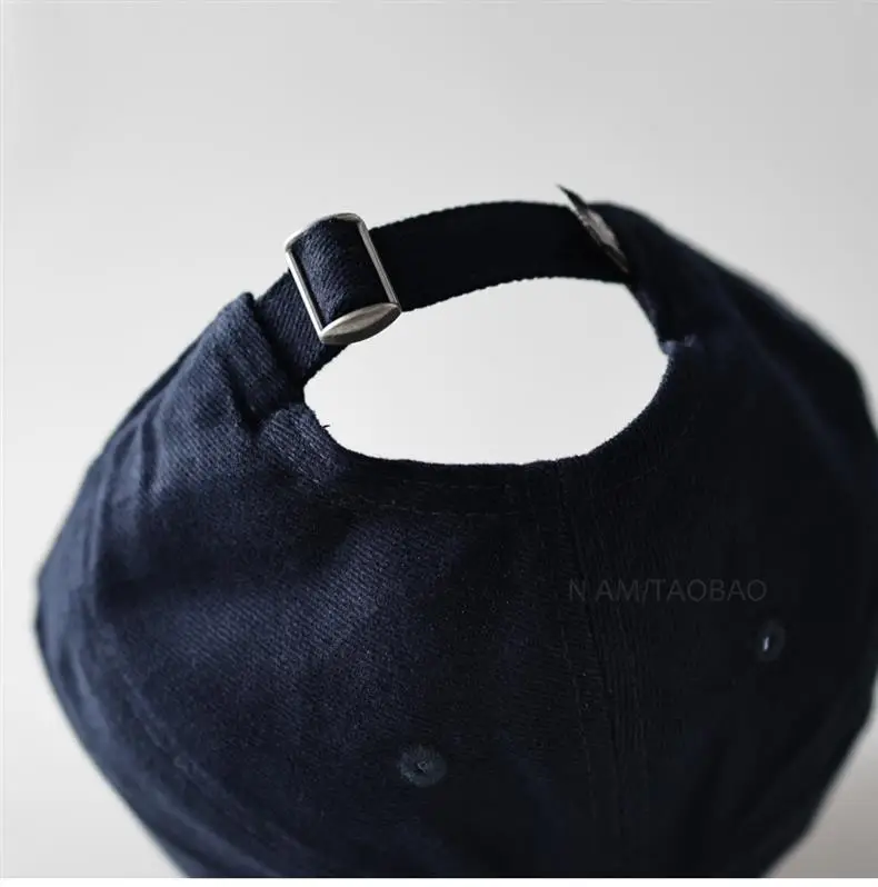 Blue Embroidered Baseball Cap with Deer Head Design — feature 13