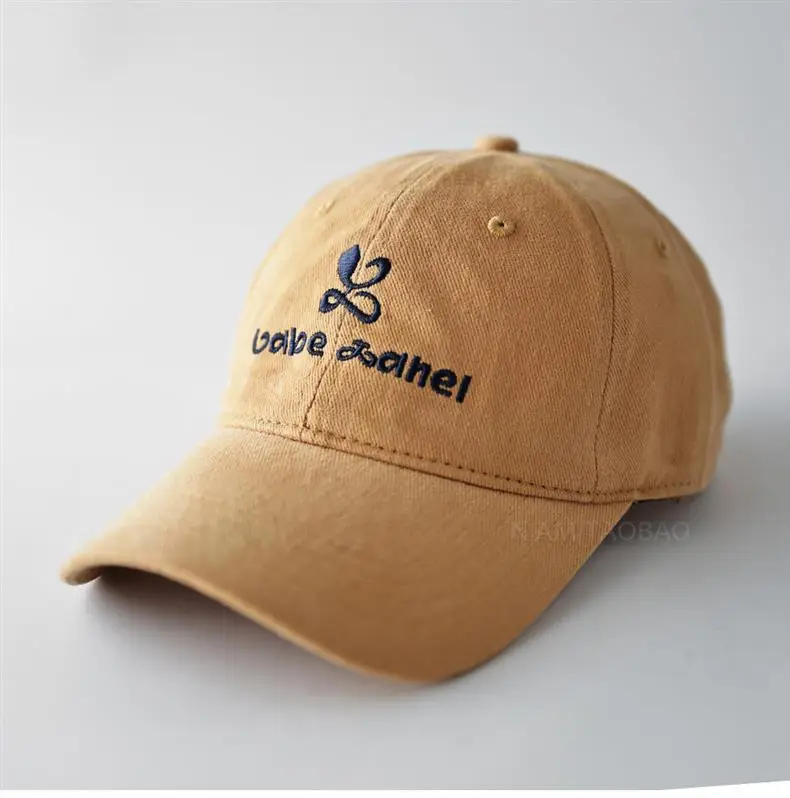Blue Embroidered Baseball Cap with Deer Head Design — feature 5