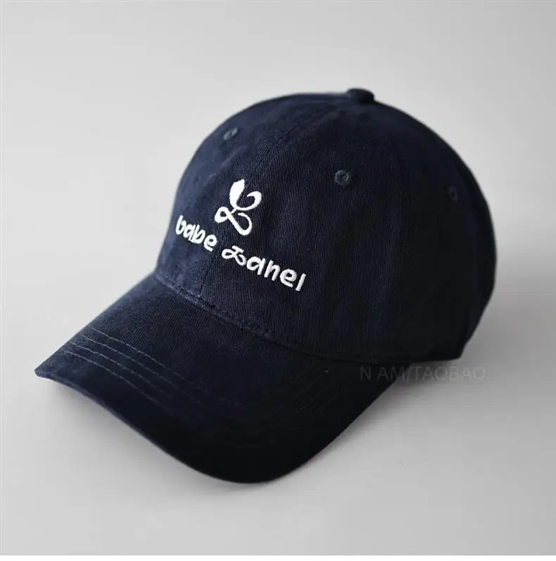 Blue Embroidered Baseball Cap with Deer Head Design — feature 6
