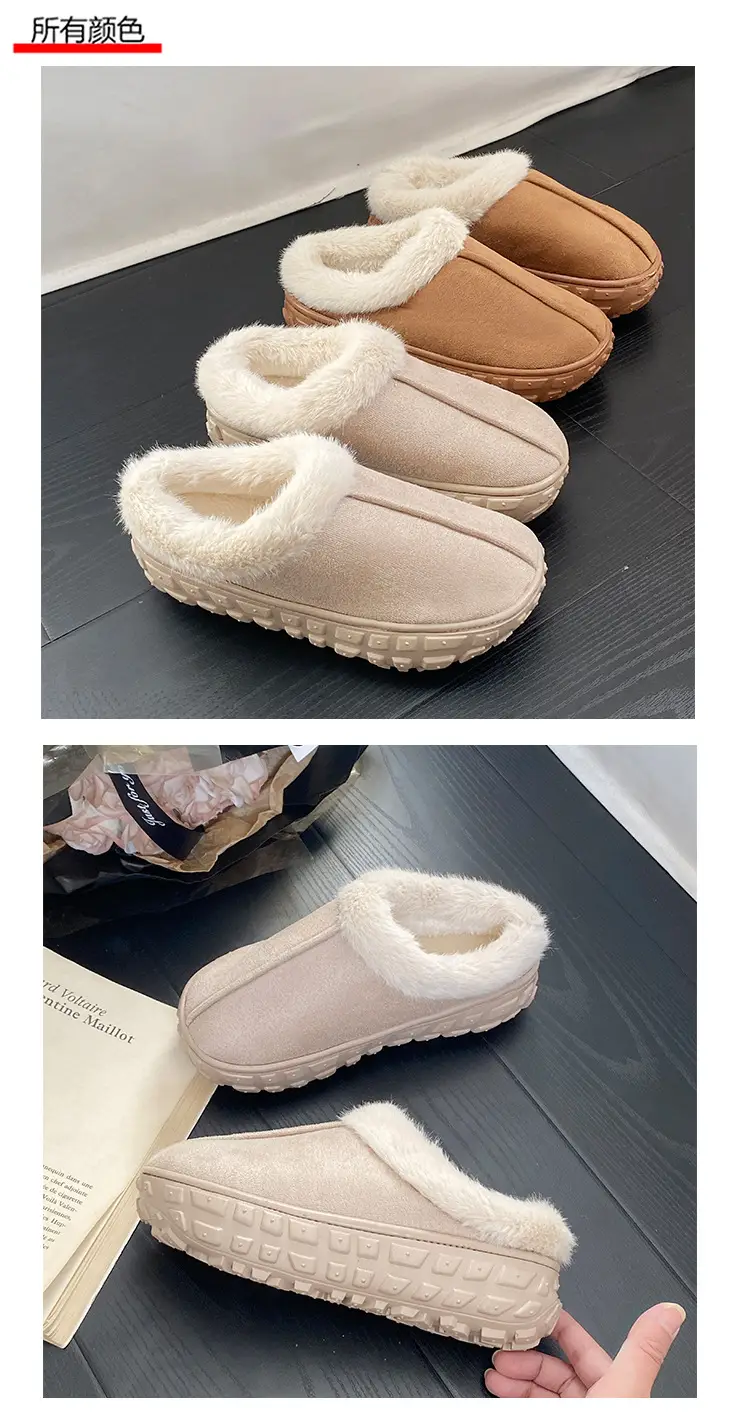 Women's Furry Snow Boots Cross-Border 2025 Brown — feature 11