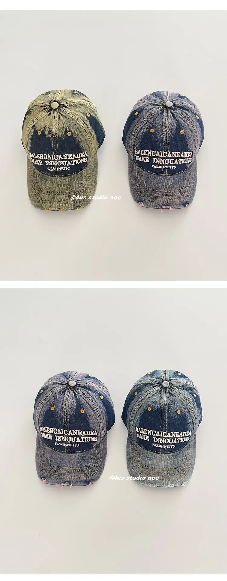 Women Washed Tie-Dye Baseball Cap with Headphones — feature 5