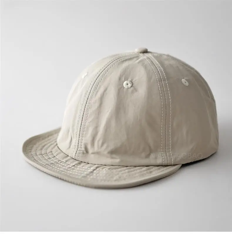 Men Baseball Cap Brown Beige Quick Dry Outdoor Sunshade — feature 10